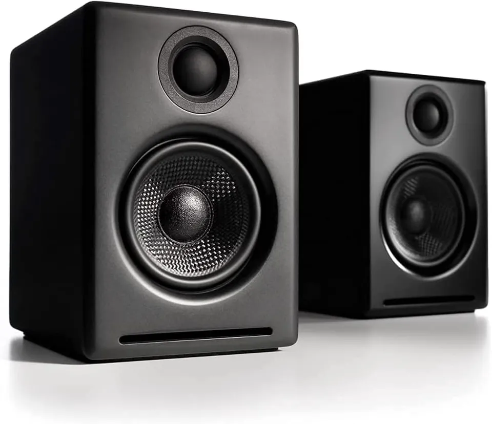 【国内正規品】Audioengine オーディオエンジン A2＋ワイヤレス・パワードスピーカー l Bluetooth aptX対応・16bit DACアンプ内蔵(ブラック)